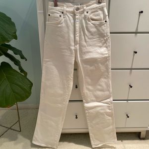 AGOLDE Pinch Waist Jean in White